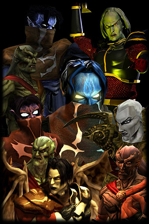 A montage of Kain and Raziel