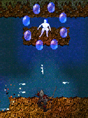 DeJoule's body glowing with energy