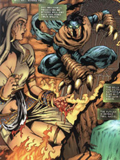The Priestess as depicted in the comic by Top Cow