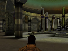 The left side of the throne room's interior