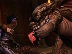 Raziel meets Turel in the Avernus catacombs