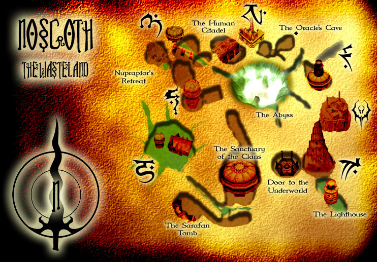 Map of Nosgoth in the Soul Reaver era