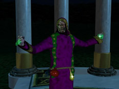 At the Pillars, Anarcrothe decides to settle his dispute with Mortanius using magic