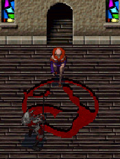 Kain encounters the Lady Azimuth in Avernus Cathedral