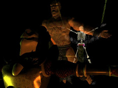 Malek's soul being fused to his armour