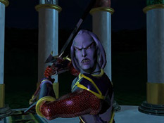 Vae Victus! Kain prepares to battle the Dark Entity in Blood Omen